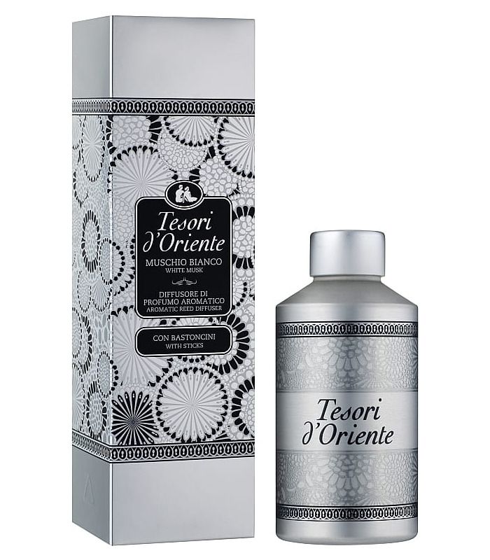 Аромадиффузор Tesori d'Oriente Muschio Bianco, 200 мл от Tesori d’Oriente в категории Аромадиффузоры на МамаТато