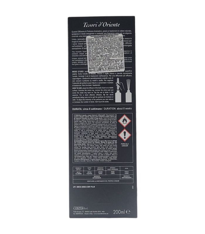 Аромадиффузор Tesori d'Oriente Muschio Bianco, 200 мл от Tesori d’Oriente в категории Аромадиффузоры на МамаТато