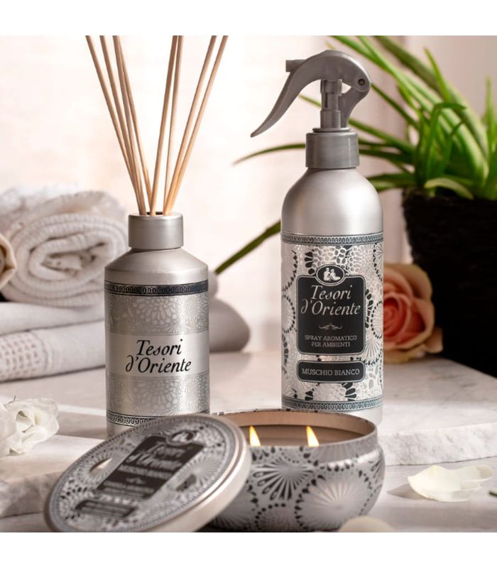 Аромадифузор Tesori d’Oriente Muschio Bianco, 200 мл від Tesori d’Oriente у категорії Аромадифузори на МамаТато