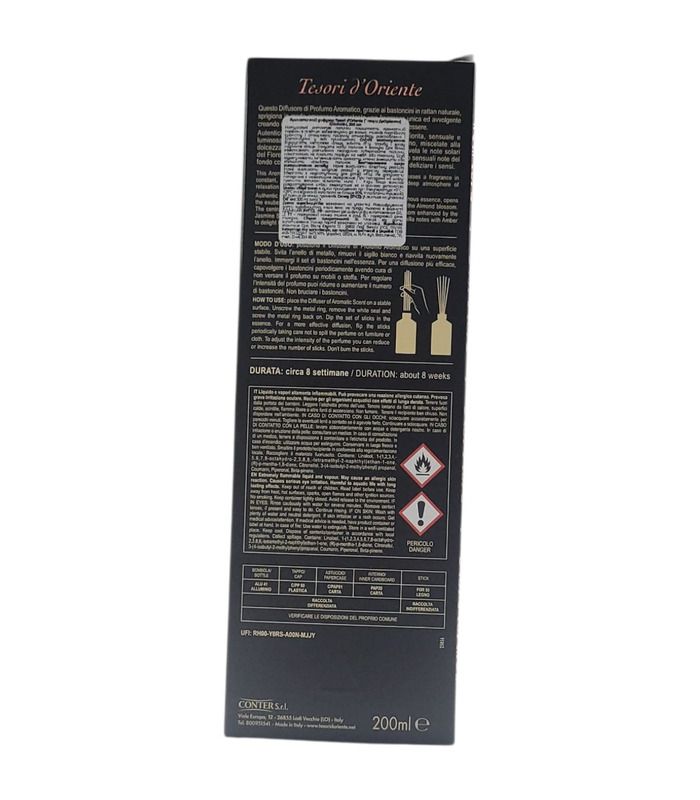 Аромадиффузор Tesori d'Oriente Hammam, 200 мл от Tesori d’Oriente в категории Аромадиффузоры на МамаТато