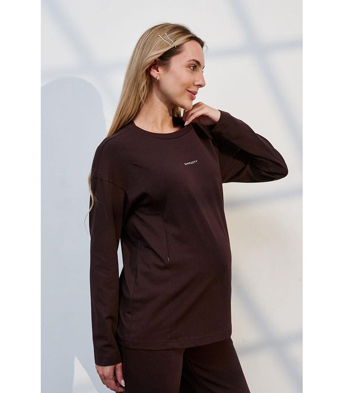 Лонгслив Эрика NR-35.022 от Юла Мама в категории Гольфы и лонгсливы кормящим на МамаТато