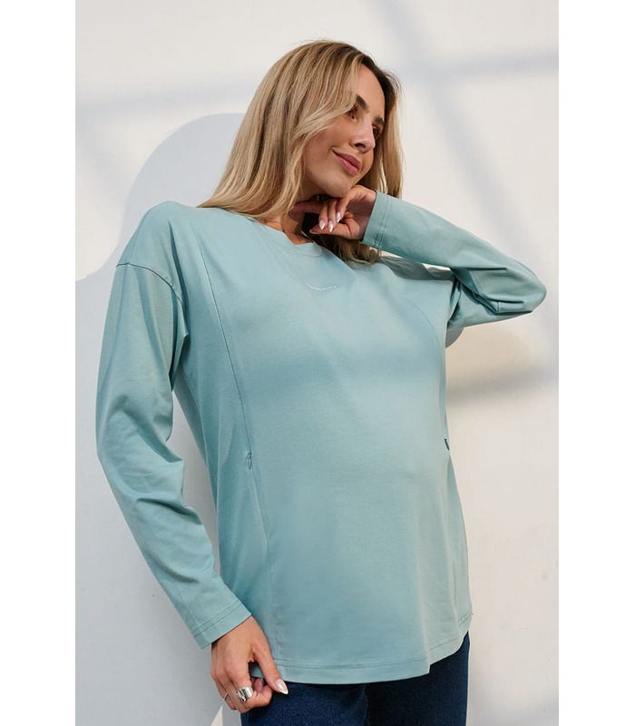 Лонгслив Эрика NR-35.021 от Юла Мама в категории Гольфы и лонгсливы кормящим на МамаТато