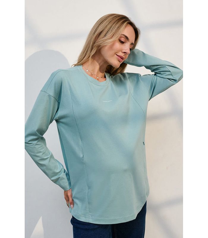 Лонгслив Эрика NR-35.021 от Юла Мама в категории Гольфы и лонгсливы кормящим на МамаТато