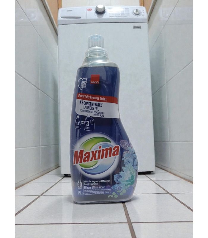 Концентрований гель для прання Sano Maxima Blue Blossom, 1.5 л від Sano у категорії Пральні засоби на МамаТато