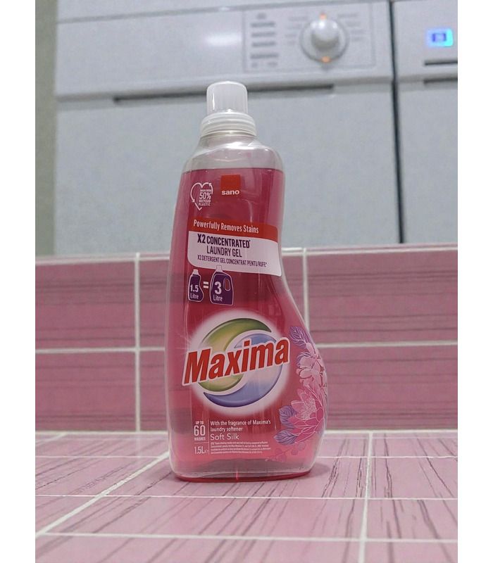 Концентрований гель для прання Sano Maxima Soft Silk, 1.5 л від Sano у категорії Пральні засоби на МамаТато