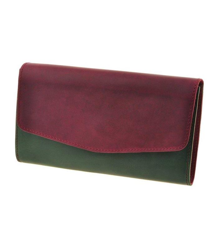 Жіноча сумка "Еліс" (Виноград-Смарагд/Смарагд).