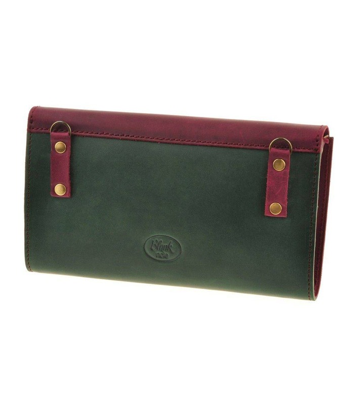 Жіноча сумка "Еліс" (Виноград-Смарагд/Смарагд).