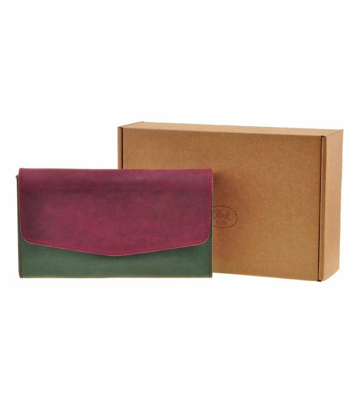 Жіноча сумка "Еліс" (Виноград-Смарагд/Смарагд).