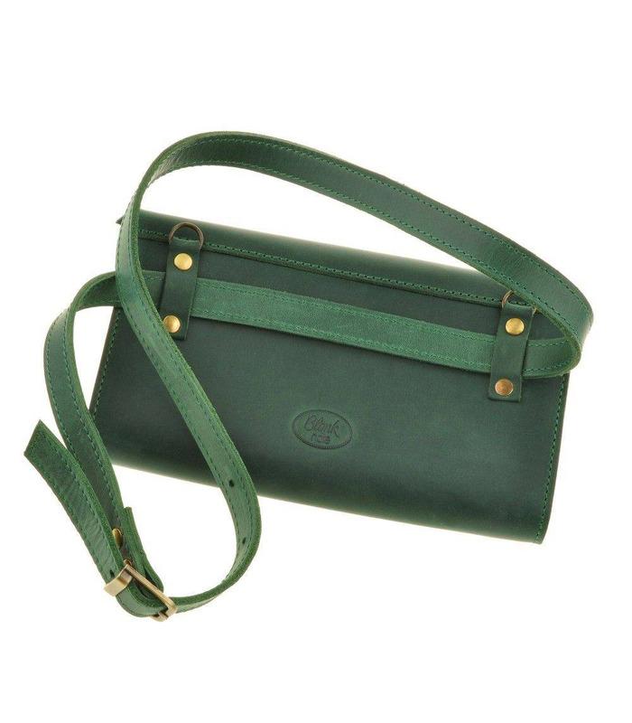 Жіноча сумка "Еліс" (Виноград-Смарагд/Смарагд).