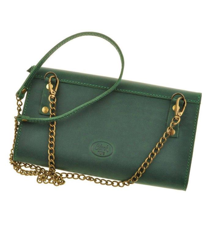 Жіноча сумка "Еліс" (Виноград-Смарагд/Смарагд).