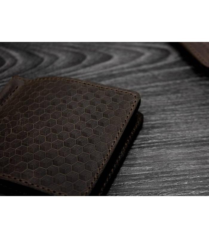 Портмоне 1.0 (затискач для грошей) Графіт/Горіх/Нічне небо (Карбон)