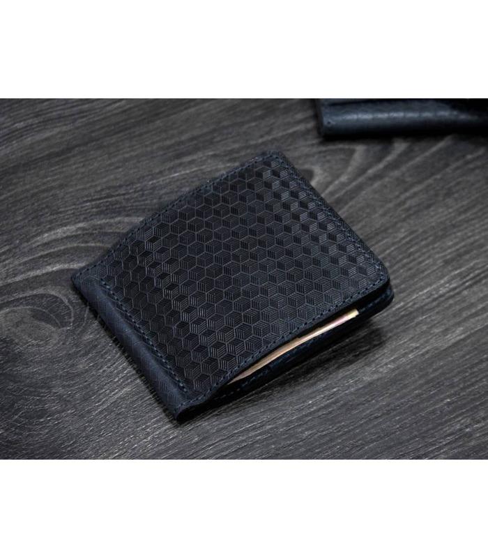 Портмоне 1.0 (затискач для грошей) Графіт/Горіх/Нічне небо (Карбон)