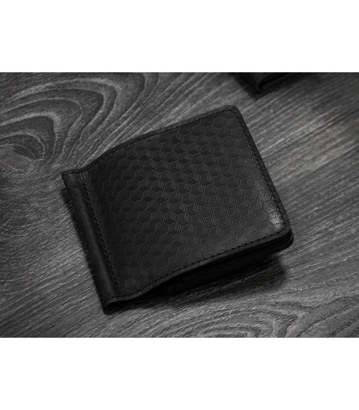 Портмоне 1.0 (затискач для грошей) Графіт/Горіх/Нічне небо (Карбон)